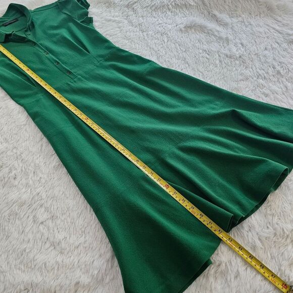 Piazza Sempione emerald green fit and flare size medium - Picture 15 of 16